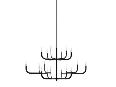 J-US - LED aluminium chandelier by Luceplan