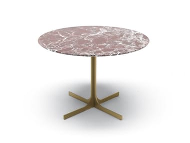 JANUS LOUNGE - Round marble table by Misuraemme