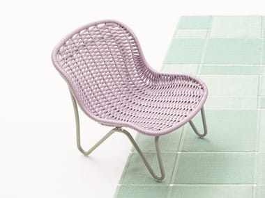 JARDÍN - Garden rope easy chair by Paola Lenti