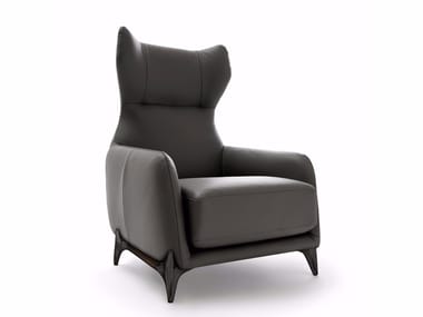 DUFFL? - High-back armchair with armrests by Ditre Italia