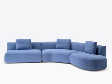 JEFF - Modular fabric sofa by Pedrali