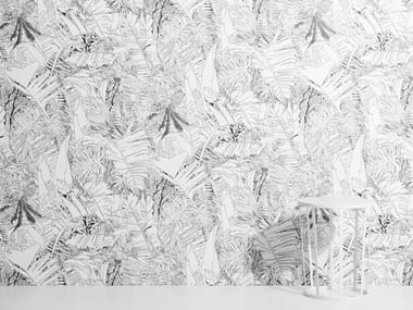 JUNGLE - Panoramic Tropical non-woven paper wallpaper by Petite Friture