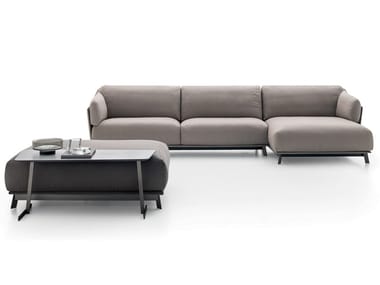 KAILUA - 3 seater fabric sofa with chaise longue by Ditre Italia