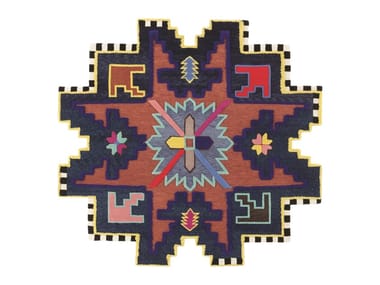 KAZAK SPACE SHIFTER - Handmade custom rug by CC-Tapis