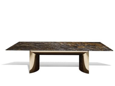 KERWAN - Rectangular marble table by Visionnaire