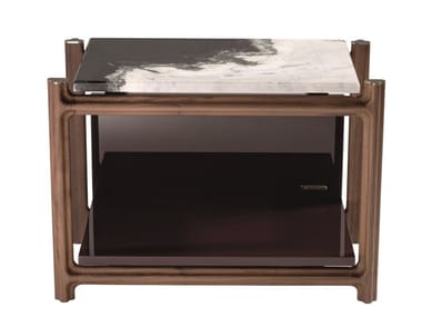 KING'S CROSS - Low rectangular marble coffee table by Visionnaire