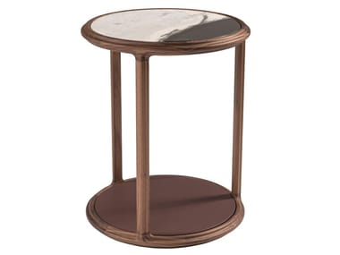 KING'S CROSS - Round marble coffee table by Visionnaire