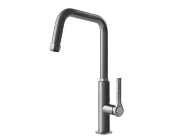 OFFICINA GESSI - Countertop single handle brass kitchen mixer tap by Gessi