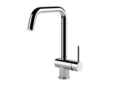 OXYGENE - Countertop 1 hole brass kitchen mixer tap by Gessi