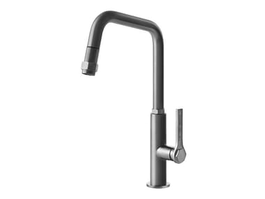 OFFICINE GESSI - Countertop single handle brass kitchen mixer tap by Gessi