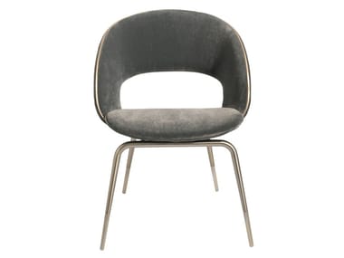KYLO FRAMED - Fabric chair with integrated cushion by Visionnaire