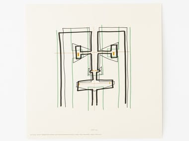 LA PRESENZA DEGLI ANTENATI IV - Silkscreen by Danese Milano