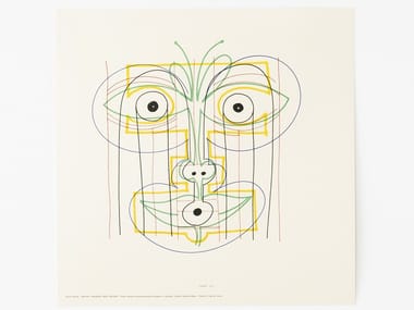 LA PRESENZA DEGLI ANTENATI V - Silkscreen by Danese Milano