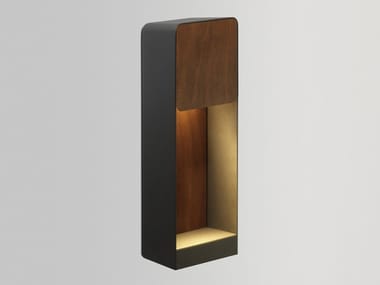 LAB - Outdoor aluminium and wood steplight by Marset