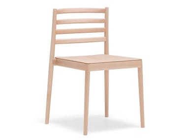 LAKE SI0652 - Stackable wooden chair by Andreu World