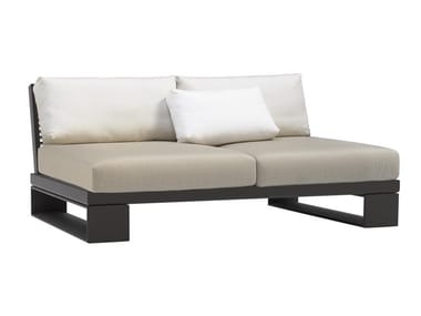 LANDSCAPE ALU SF4630 - 2 seater aluminium garden sofa by Andreu World