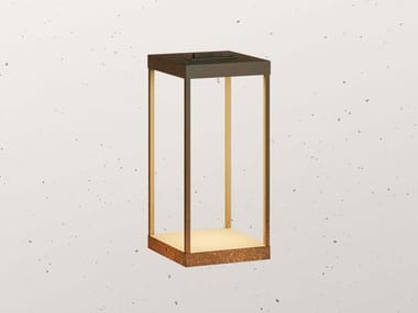 LANTERNE SLIM 267.01 - LED brass floor lamp by Il Fanale