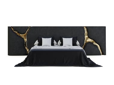 LAPIAZ BLACK - Upholstered velvet headboard by Boca do Lobo