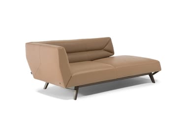 POSITANO - Leather day bed by Natuzzi Italia