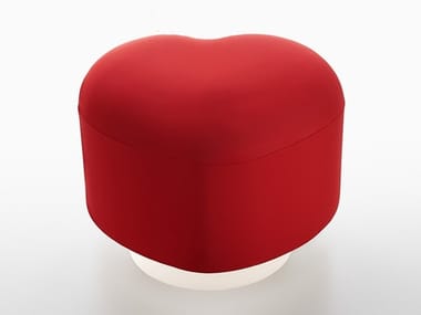 LEMPI - Upholstered lycra pouf with light by Slide