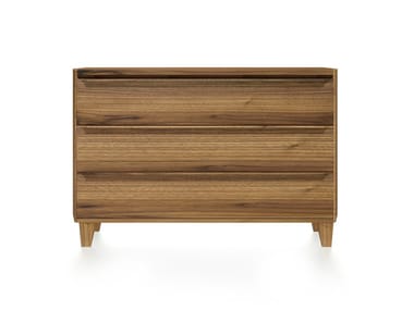 LEONARDO L375N.L - Walnut chest of drawers by Arte Brotto