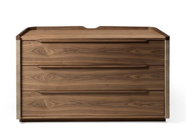 LEONARDO L335L - Walnut chest of drawers by Arte Brotto