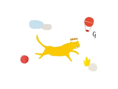 LEOPARD - Kids wall sticker by Nidi