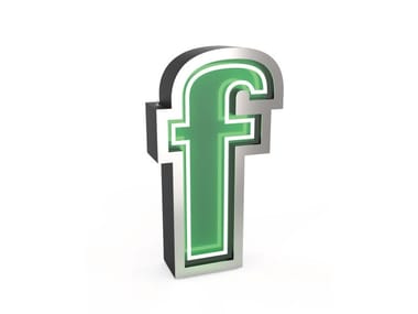 LETTER F - Light letter by Delightfull