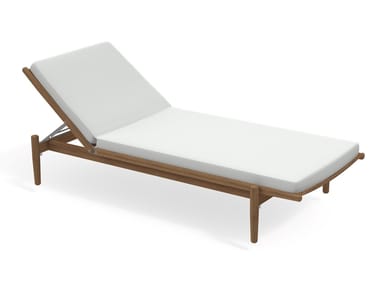 LEVANTE 009 - Recliner teak sun lounger by RODA
