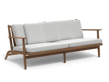 LEVANTE 102 - 2 seater teak garden sofa by RODA