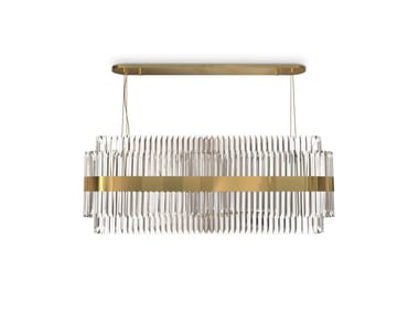 LIBERTY SNOOKER - Halogen crystal pendant lamp by Luxxu