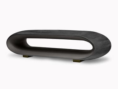 LOOP MOLESKIN - Polyethylene garden bench by Serralunga