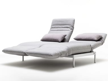 ROLF BENZ 380 PLURA - Fabric Chaise longue by Rolf Benz