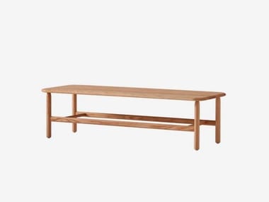 WUDI - Rectangular oak coffee table by Inclass