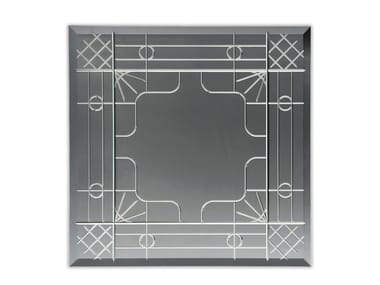 LUMINARIE - Square wall-mounted mirror by Natuzzi Italia