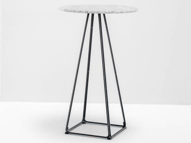 LUNAR 5444 - Steel high table by Pedrali