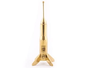 LUNAR HARD ROCKET - Brass candle holder (Request Info)