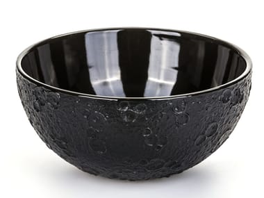 LUNAR - Porcelain stoneware serving bowl (Request Info)