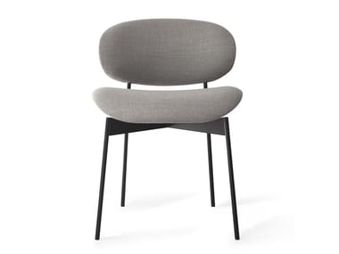 LUZ - Upholstered fabric chair by more