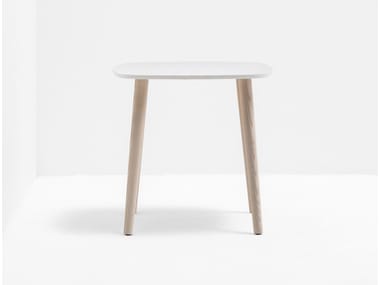 MALM? MLT - Square wooden coffee table by Pedrali