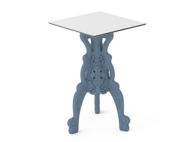 MASTER OF LOVE - Square polyethylene high table by Slide