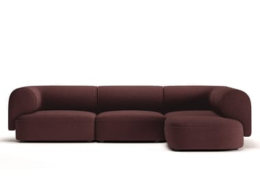 MELODY - 3 seater fabric sofa by Natuzzi Italia