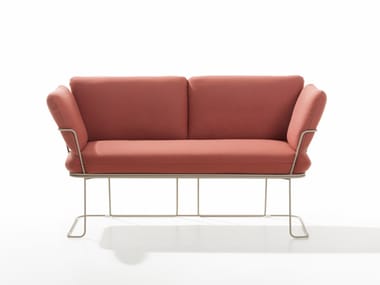 MERANO - Fabric small sofa by B-LINE