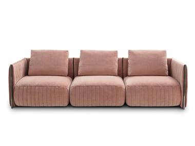 METIS - Sectional sofa with removable cover by Saba Italia