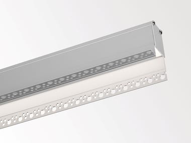 MICROLINE TRIMLESS WALL + - Aluminium linear lighting profile by Delta Light