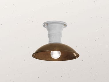 MINI 064.02 - LED brass ceiling light by Il Fanale