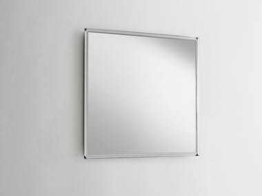 STARLIGHT - Square wall-mounted framed mirror by Glas Italia