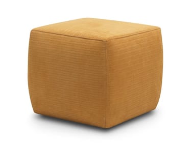 STONE - Square fabric pouf by Misuraemme