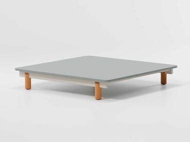 MOLO - Square aluminium coffee table by Kettal