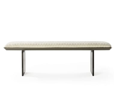 MONOLITE - Upholstered leather bench by Reflex